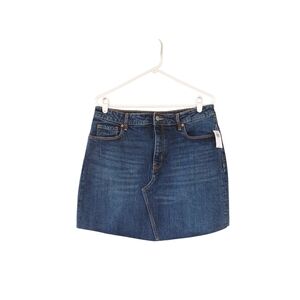 Old Navy Dark Wash High Rise Denim Mini Skirt Size 12
